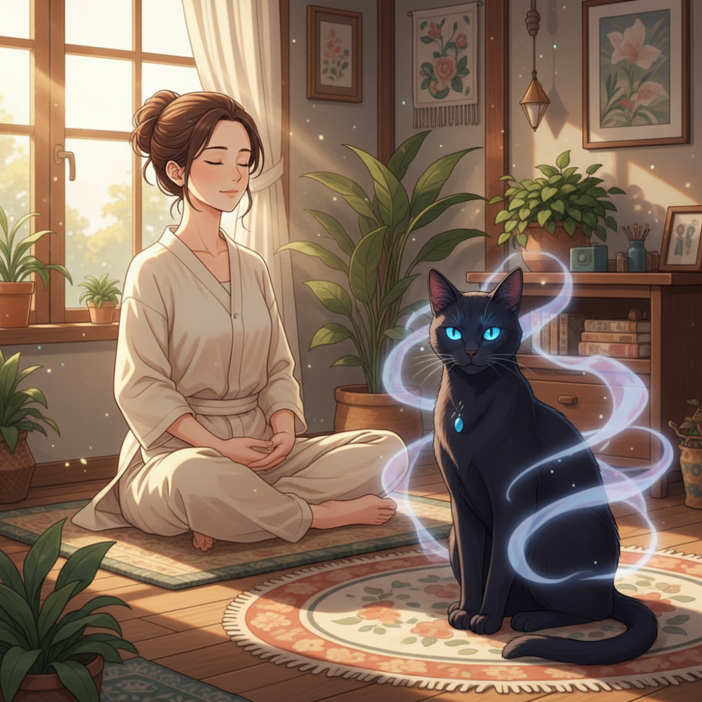 猫がガン見してくるスピリチュアルな理由5選