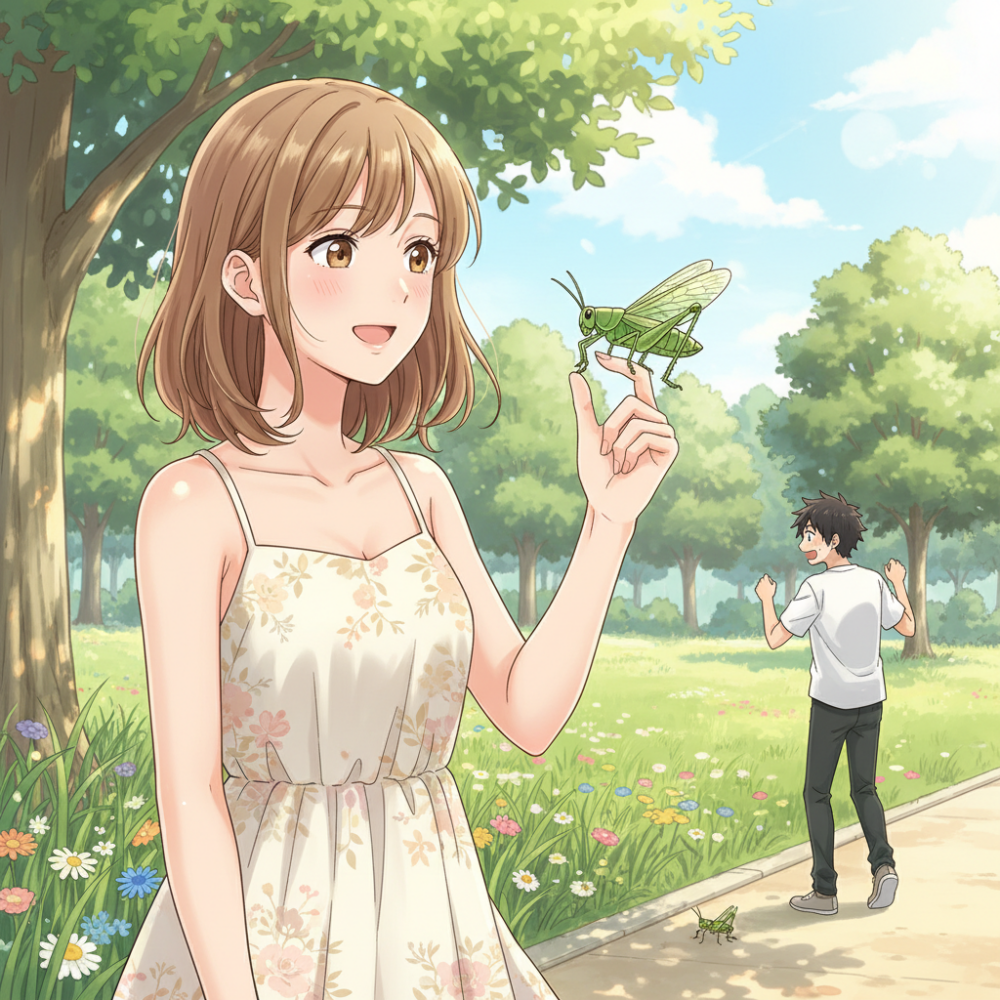 トノサマバッタとの出会い方で変わるスピリチュアルメッセージ