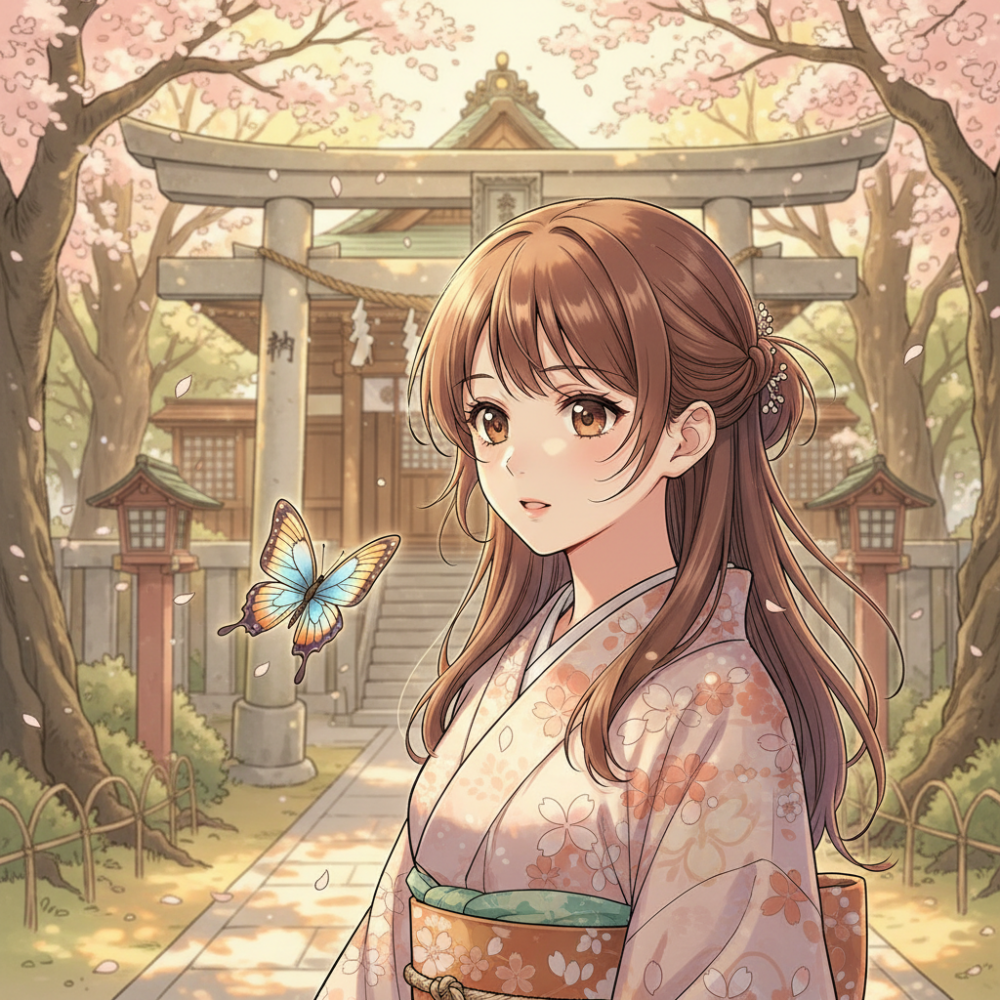 神社で蝶を見るのは神様からの歓迎サイン？基本的なスピリチュアルな意味