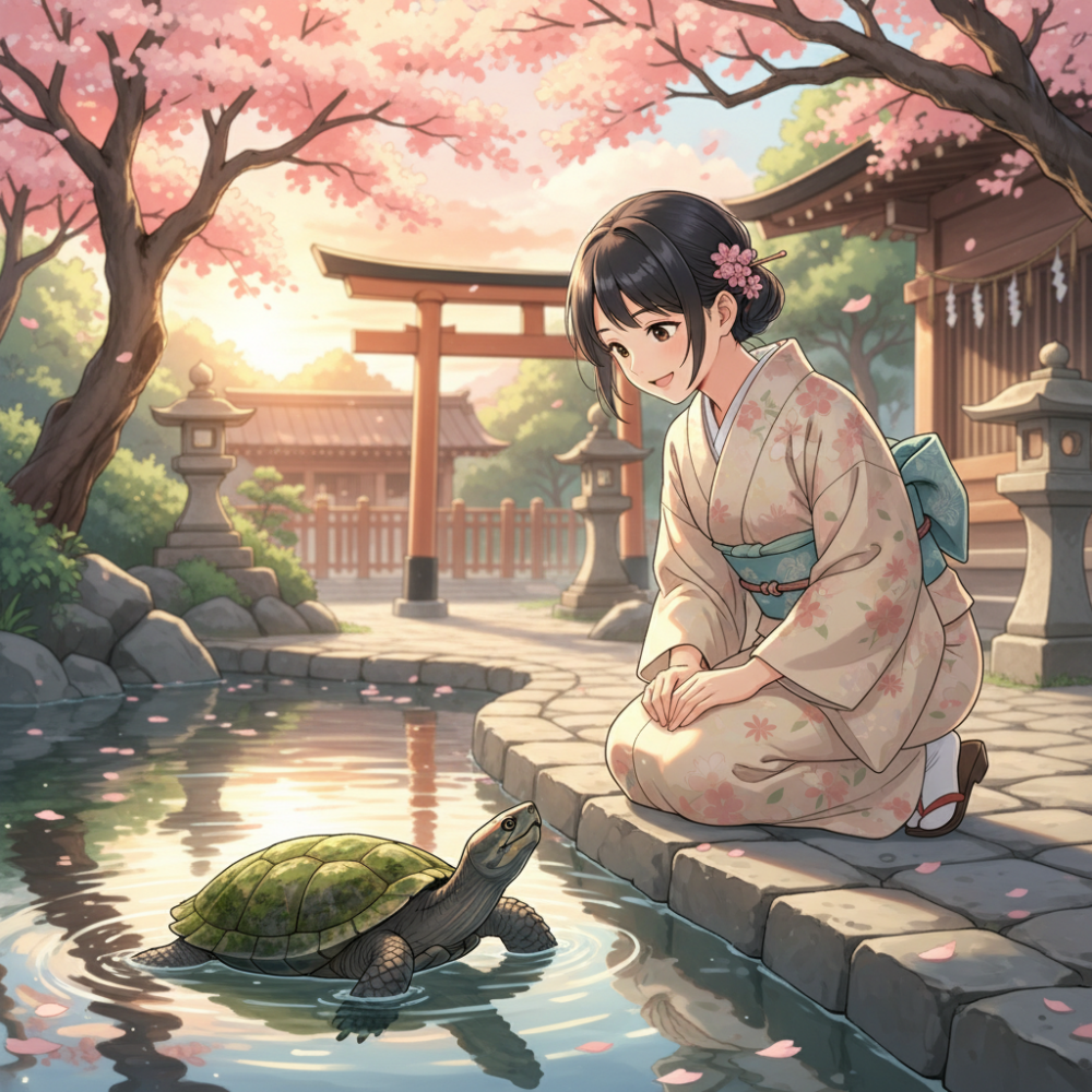 【幸運のサイン】神社で亀を見るスピリチュアルな意味5選