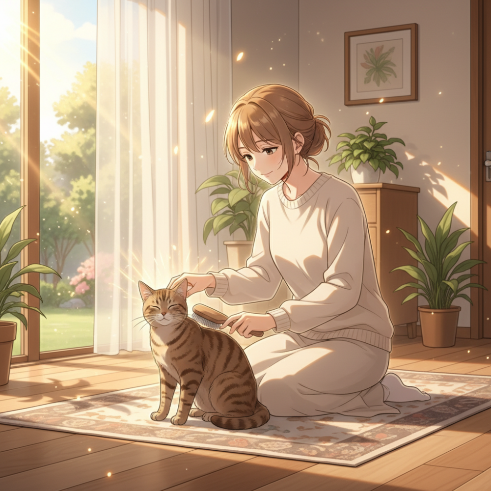 キジトラ猫のスピリチュアルな守護力を高める飼い主の習慣