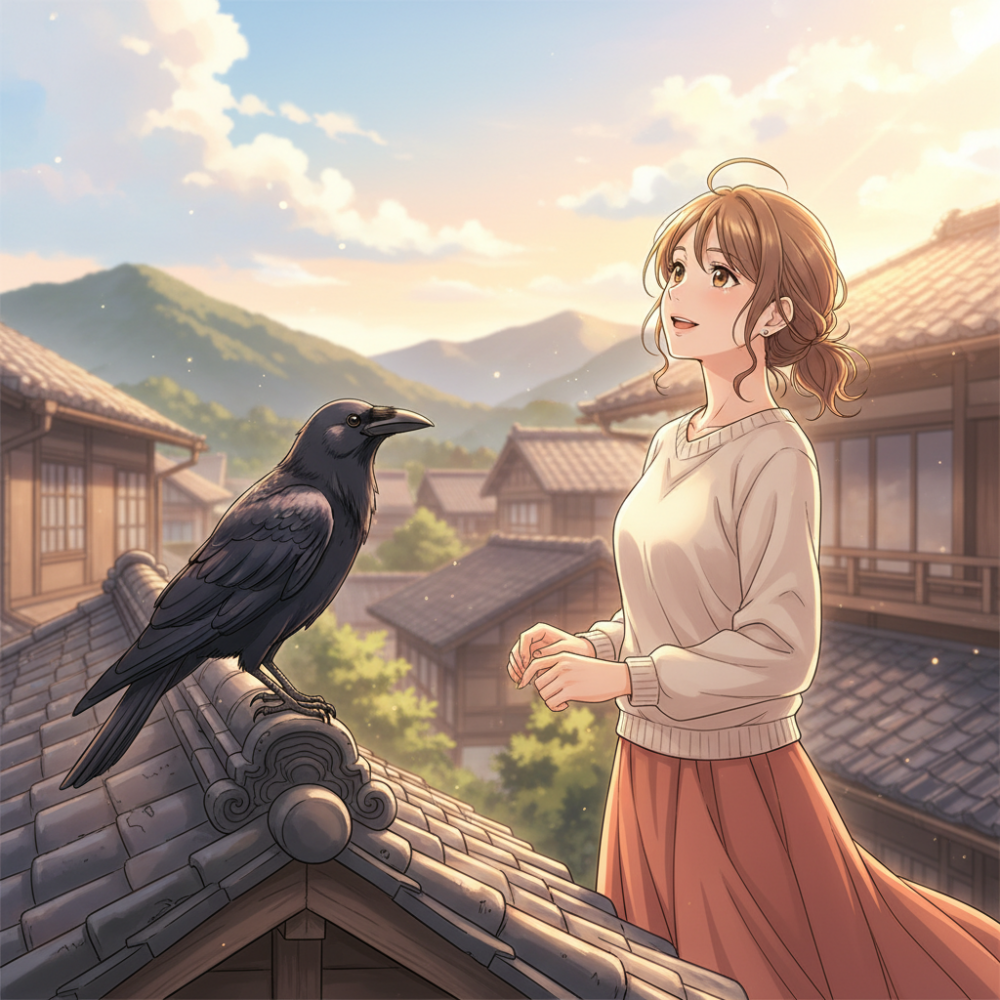 カラスが屋根の上にいるのは不吉?知っておきたいスピリチュアルな基本概念