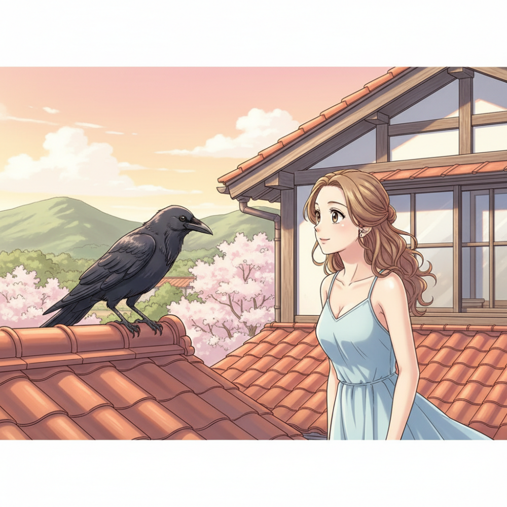 【状況別】屋根にいるカラスの鳴き声や行動が示す意味