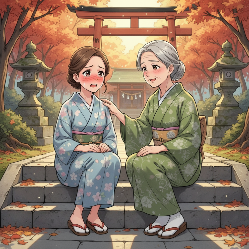 神社で転んで焦った時に、ある人に言われて救われたこと