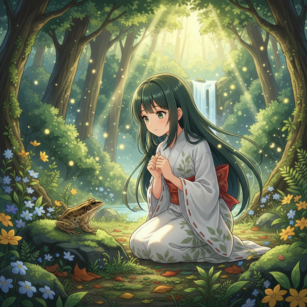 茶色いカエルを見るスピリチュアルな基本的な意味