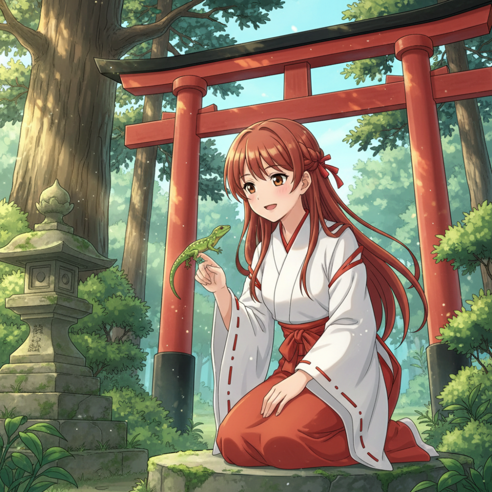 神社でトカゲに会ったときに訪れる「幸運を呼ぶ5つのサイン」