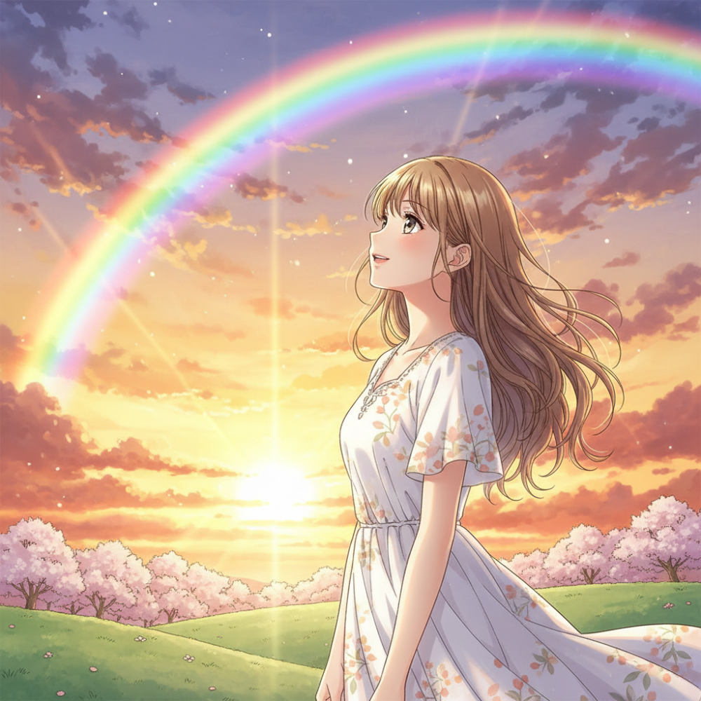 夕方の虹が告げる3つの幸運な意味、私はこう解釈します