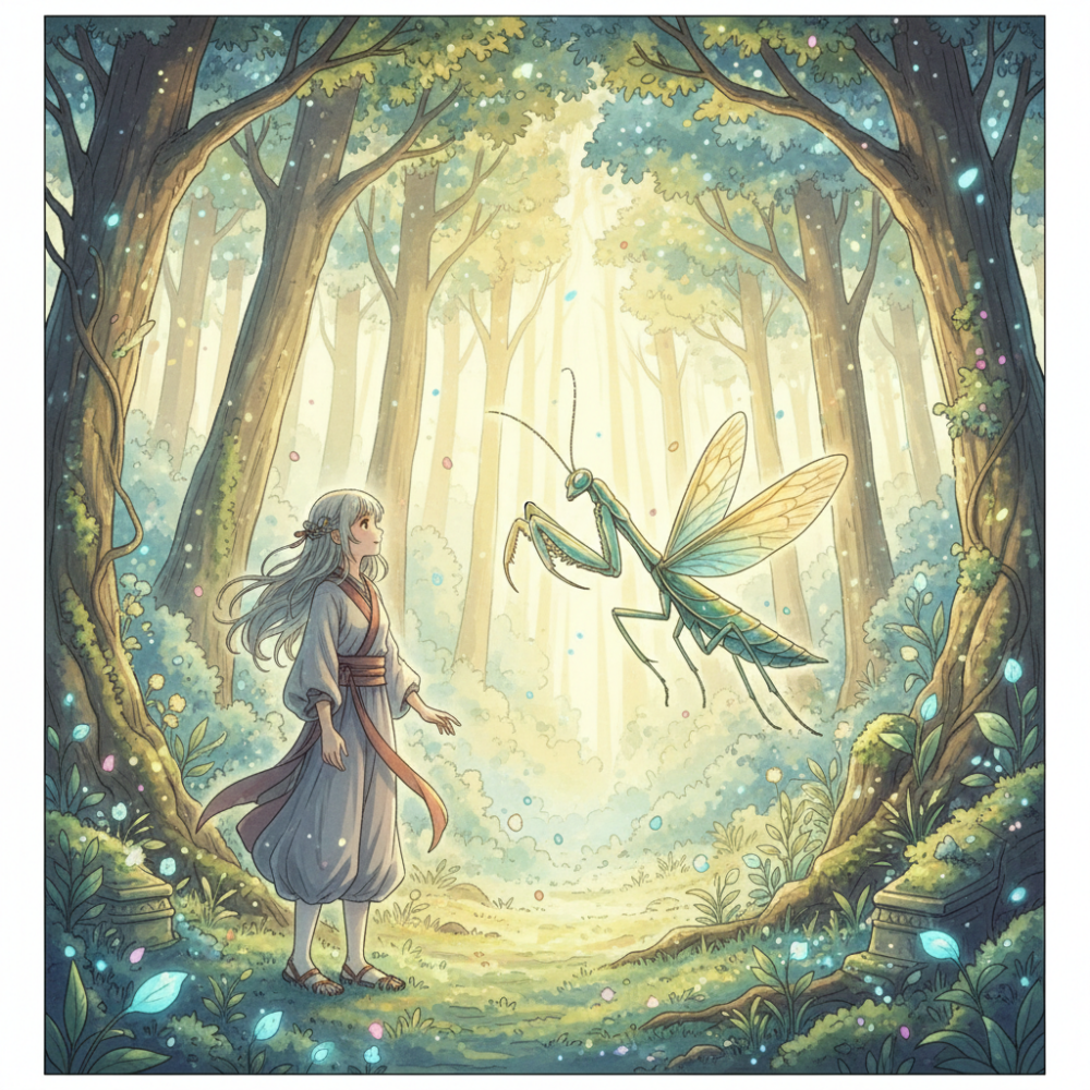 カマキリを見るスピリチュアルな基本の意味とは?