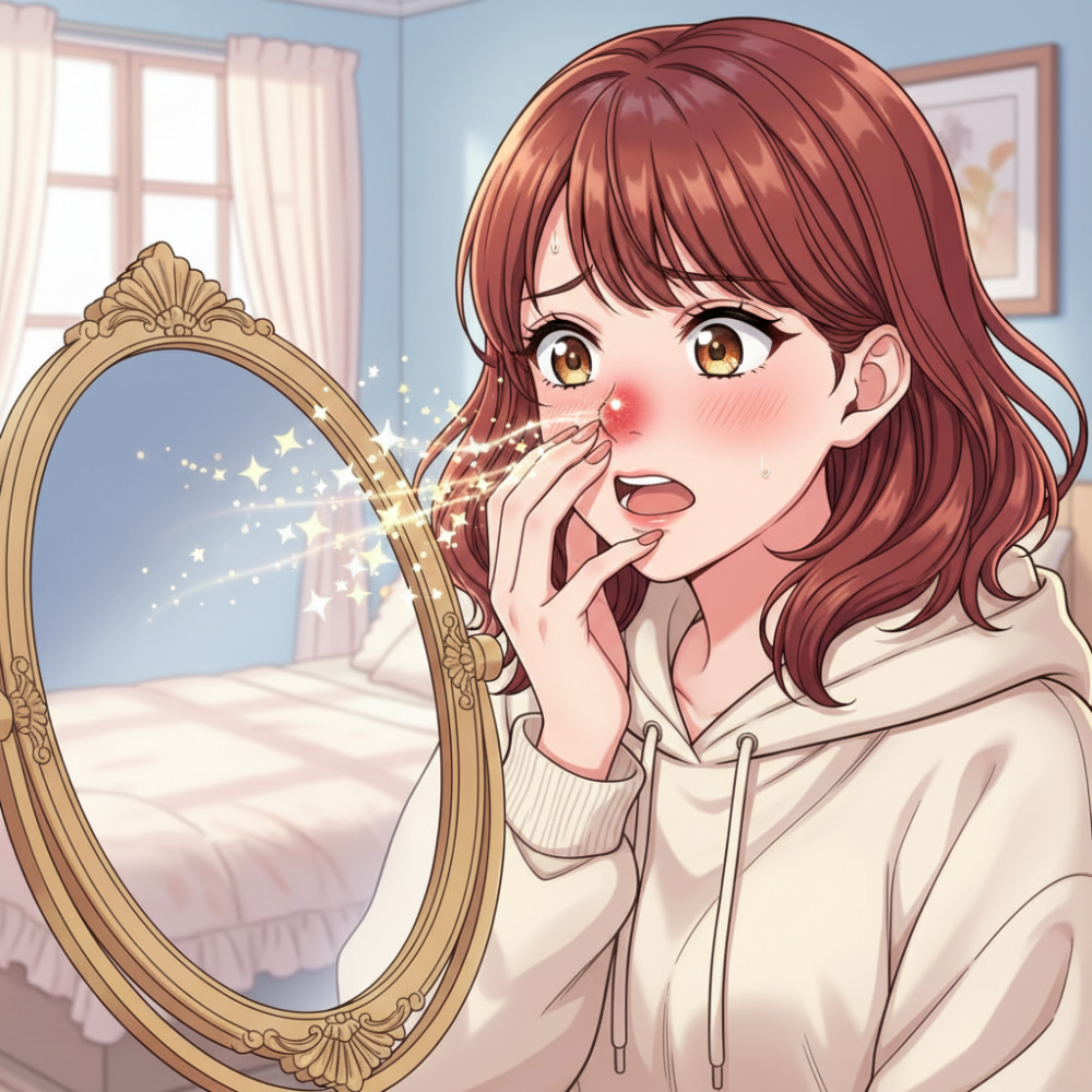 鼻の頭にニキビができるスピリチュアルな意味とは？