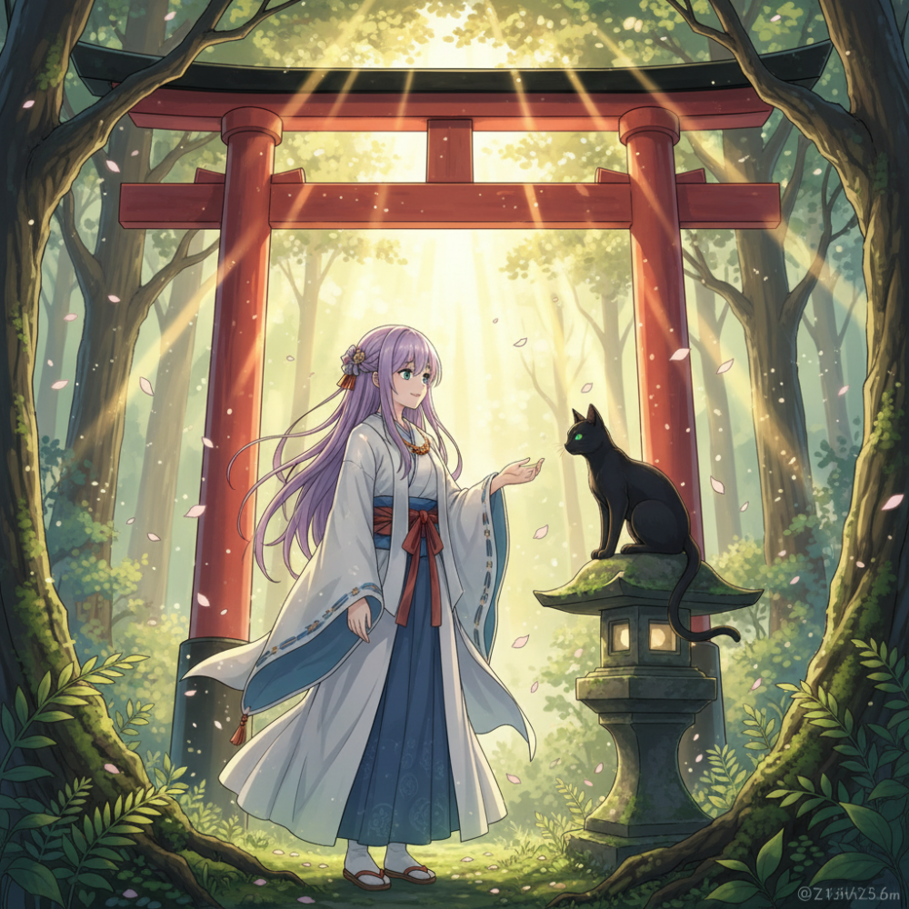 神社で猫に会うスピリチュアルな基本の意味