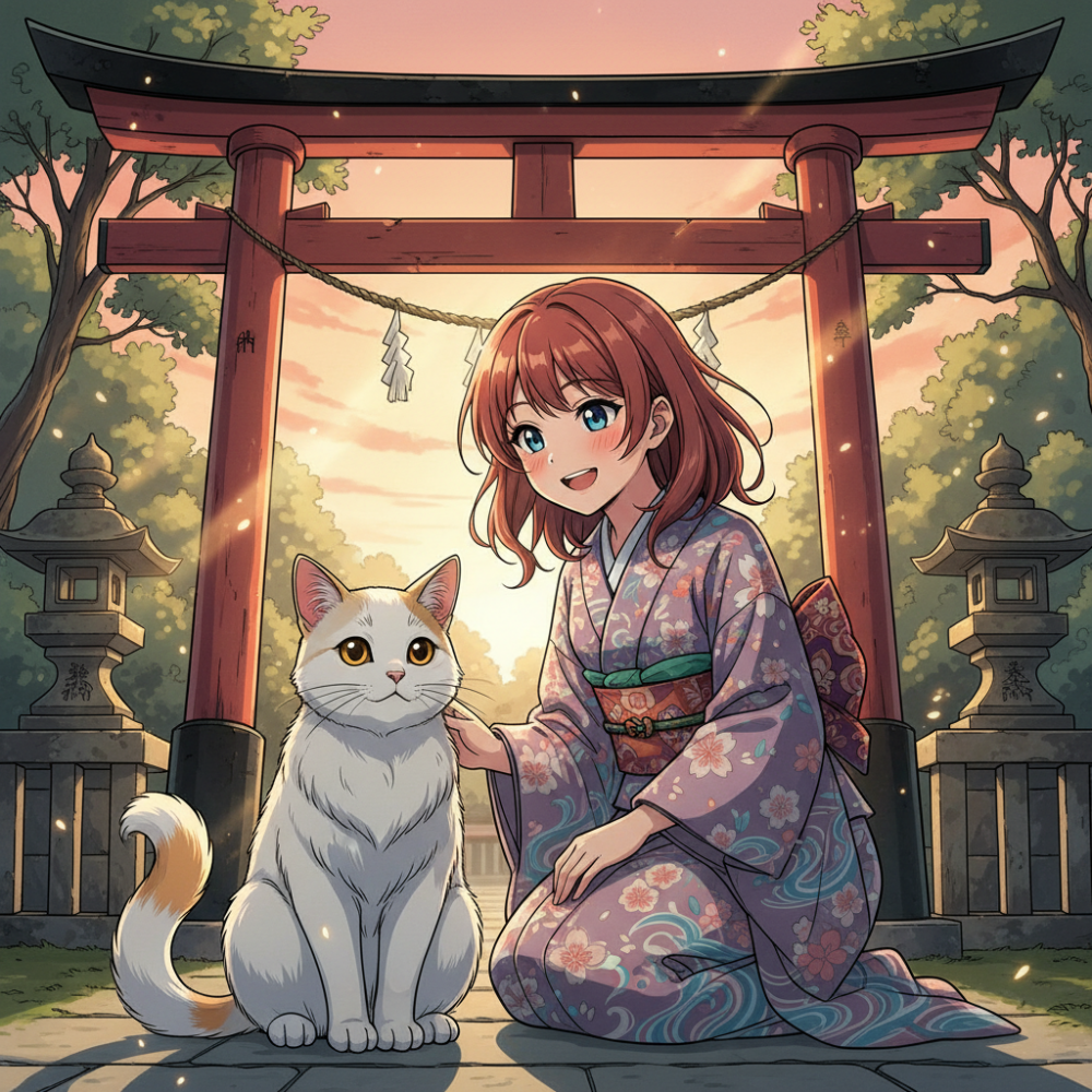 神様の歓迎を示す！神社で猫に会った時の5つの吉兆