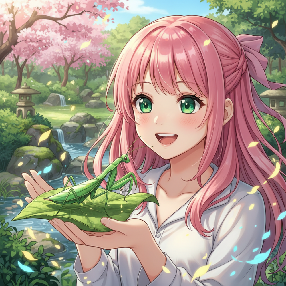 緑のカマキリが「幸運の象徴」と言われる理由