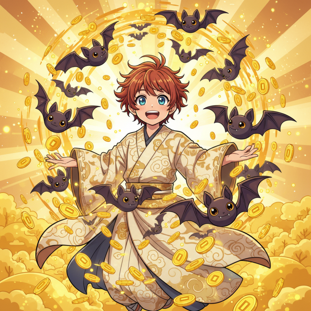 金運を劇的にアップさせる！コウモリと豊かさの秘密